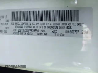 2015 Ram ProMaster Cargo z VIN 3C6TRVDG5FE520998, wystawiony jako IAAI lot #42041239 z przebiegiem 203 263 mil mil oraz . Historia ofert i sprzedaży dostępna na DreamBid. Obrazek 9.