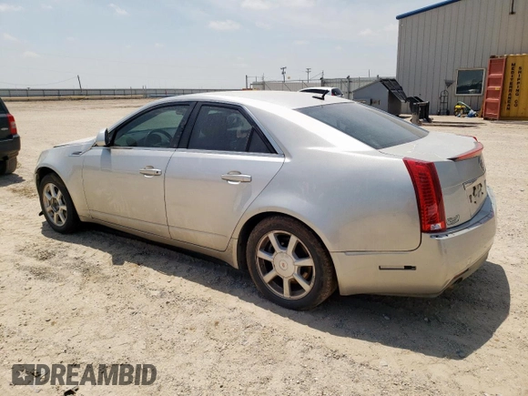 2008 Cadillac CTS RWD with VIN 1G6DF577180156692, listed as a Copart auction lot 57950645 with 221,679 mi miles and Salvage title. Bid and sale history available at DreamBid. Image 2.