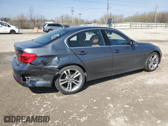 2018 BMW 3 Series 330i xDrive with VIN WBA8D9G51JNU67006, listed as a Copart auction lot 48058325 with 58,890 mi miles and Clean Title. Bid and sale history available at carsss.com. Image 3.