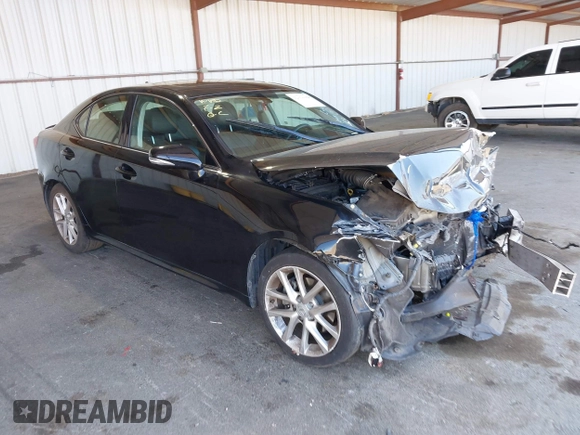 2011 Lexus IS 250 with VIN JTHBF5C24B5131003, listed as a IAAI auction lot 42650384 with 108,581 mi miles and . Bid and sale history available at DreamBid. Image 1.