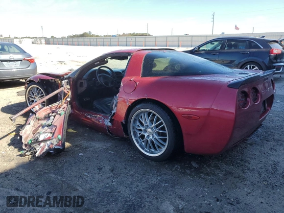 2001 Chevrolet Corvette with VIN 1G1YY22G215105010, listed as a Copart auction lot 43400055 with 155,433 mi miles and Salvage Title. Bid and sale history available at carsss.com. Image 2.