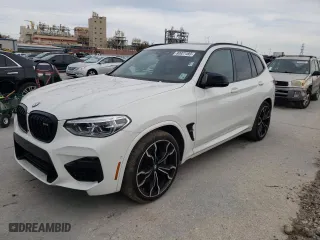 2021 BMW X3 M with VIN 5YMTS0C03M9F40179, listed as a Copart auction lot 80927493 with 35,512 mi miles. Bid and sale history available at carsss.com. Image 1.
