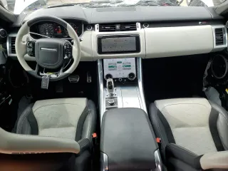 2020 Land Rover Range Rover Sport SVR with VIN SALWZ2RE4LA740250, listed as a Copart auction lot 50331744 with 81,420 mi miles and Clean Title. Bid and sale history available at carsss.com. Image 8.