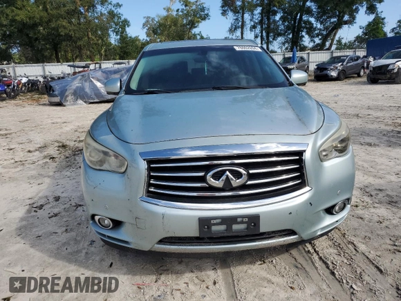 2013 Infiniti JX35 with VIN 5N1AL0MN5DC328953, listed as a Copart auction lot 76002694 with 170,006 mi miles and Salvage Title. Bid and sale history available at carsss.com. Image 5.