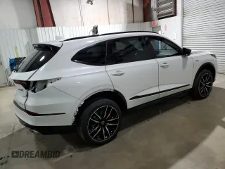 2023 Acura MDX Type S w/Advance Package with VIN 5J8YD8H89PL004140, listed as a Copart auction lot 87893805 with 14,149 mi miles and Salvage Title. Bid and sale history available at carsss.com. Image 3.