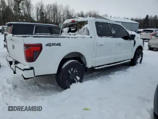 2024 Ford F-150 XLT with VIN 1FTEW3LP7RFB99251, listed as a Copart auction lot 43897365 with 3,595 mi miles and Salvage Title. Bid and sale history available at carsss.com. Image 3.
