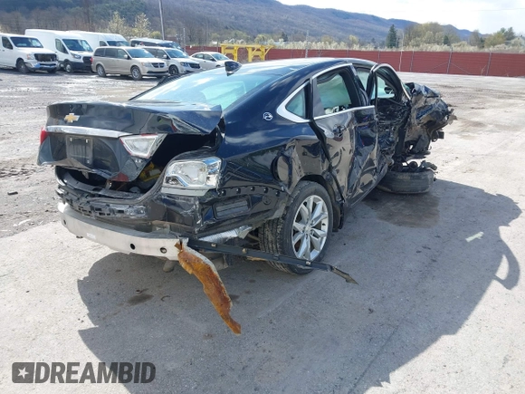 2017 Chevrolet Impala LT with VIN 2G1105S39H9151454, listed as a IAAI auction lot 41980097 with 92,588 mi miles and . Bid and sale history available at DreamBid. Image 4.