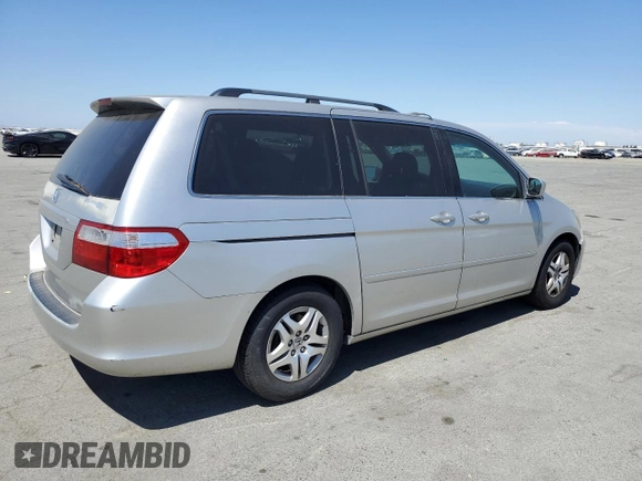 2007 Honda Odyssey EX with VIN 5FNRL38427B455323, listed as a Copart auction lot 63161995 with 149,377 mi miles and Clean title. Bid and sale history available at DreamBid. Image 3.