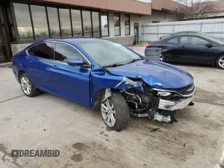 2015 Chrysler 200 Limited with VIN 1C3CCCAB3FN741443, listed as a Copart auction lot 50077875 with 137,186 mi miles and Salvage Title. Bid and sale history available at DreamBid. Image 4.