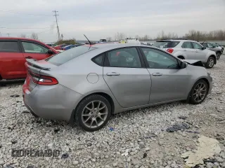2015 Dodge Dart SXT z VIN 1C3CDFBB0FD201096, wystawiony jako Copart lot #54091285 z przebiegiem 182 687 mil mil oraz Czysty tytuł • Clean title. Historia ofert i sprzedaży dostępna na DreamBid. Obrazek 3.
