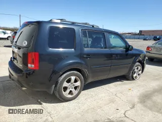 2013 Honda Pilot EX-L with VIN 5FNYF4H59DB003480, listed as a Copart auction lot 50024455 with 120,957 mi miles and Salvage Title. Bid and sale history available at DreamBid. Image 3.