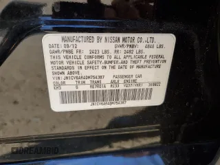 2013 Infiniti G37 x z VIN JN1CV6AR4DM754387, wystawiony jako Copart lot #46638355 z przebiegiem Nie podano mil oraz Szkoda całkowita • Salvage title. Historia ofert i sprzedaży dostępna na DreamBid. Obrazek 13.