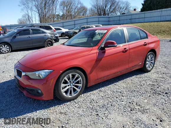 2016 BMW 3 Series 320i xDrive with VIN WBA8E5G50GNU19852, listed as a Copart auction lot 46094465 with 152,302 mi miles and Salvage Title. Bid and sale history available at carsss.com. Image 1.