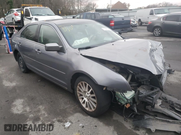 2006 Mercury Milan Premier with VIN 3MEHM08Z36R659174, listed as a Copart auction lot 53563714 with 0 mi miles and Salvage Title. Bid and sale history available at carsss.com. Image 4.