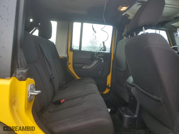 2015 Jeep Wrangler Unlimited Sport with VIN 1C4BJWDG9FL660030, listed as a Copart auction lot 45407505 with 120,027 mi miles and Salvage Title. Bid and sale history available at carsss.com. Image 11.