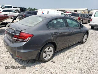 2013 Honda Civic LX z VIN 2HGFB2F51DH520293, wystawiony jako Copart lot #59308675 z przebiegiem 199 027 mil mil oraz Szkoda całkowita • Salvage title. Historia ofert i sprzedaży dostępna na DreamBid. Obrazek 3.