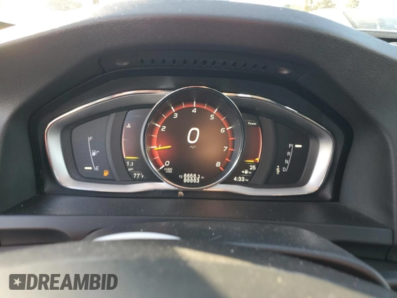 2017 Volvo V60 Premier with VIN YV140MEK6H1336531, listed as a Copart auction lot 74840174 with 86,663 mi miles and Salvage Title. Bid and sale history available at carsss.com. Image 9.