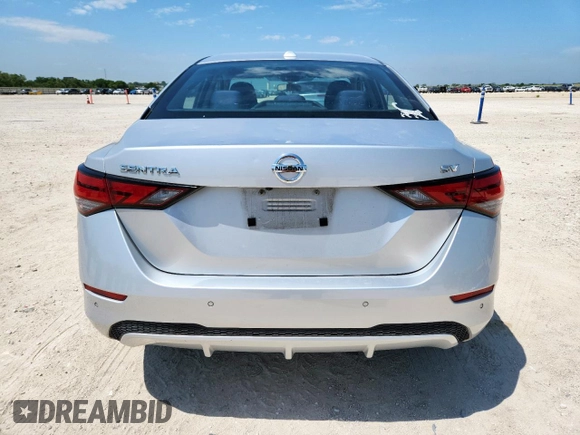 2021 Nissan Sentra SV with VIN 3N1AB8CVXMY223147, listed as a Copart auction lot 60263515 with 70,760 mi miles and Clean title. Bid and sale history available at DreamBid. Image 6.