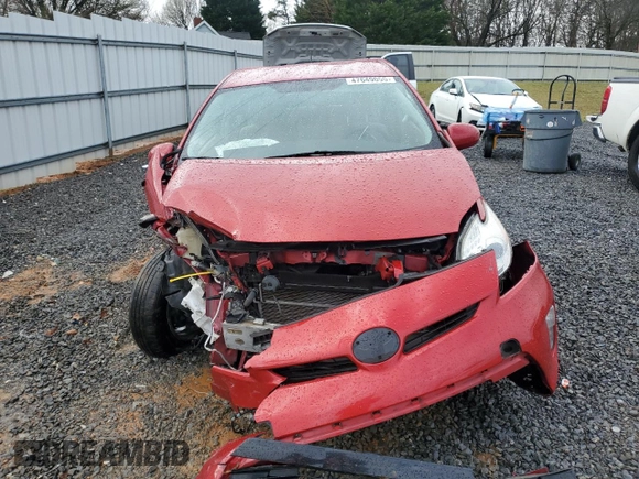 2013 Toyota Prius One with VIN JTDKN3DU7D5692033, listed as a Copart auction lot 47649055 with 118,991 mi miles and Salvage Title. Bid and sale history available at DreamBid. Image 5.