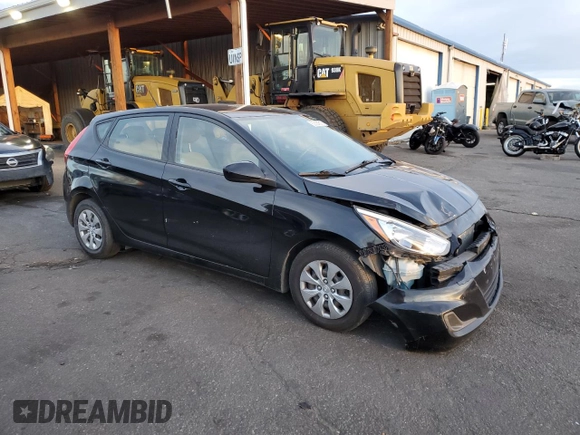 2017 Hyundai Accent SE with VIN KMHCT5AE6HU319236, listed as a Copart auction lot 50324515 with 133,426 mi miles and Salvage Title. Bid and sale history available at DreamBid. Image 4.