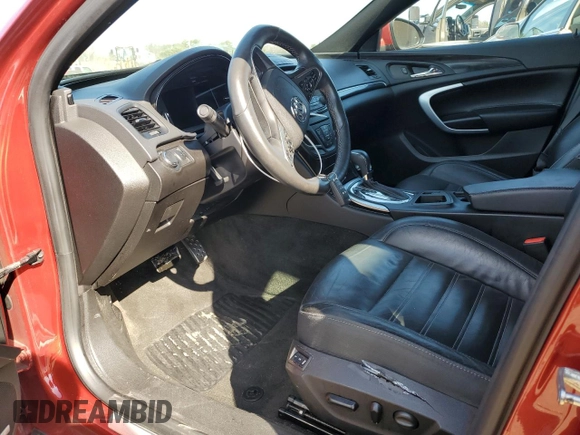 2015 Buick Regal GS with VIN 2G4GT5GX8F9120161, listed as a Copart auction lot 44225515 with 137,437 mi miles and Salvage Title. Bid and sale history available at DreamBid. Image 7.