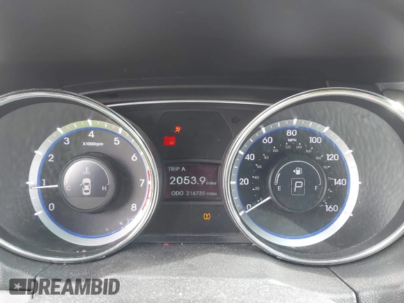 2011 Hyundai Sonata GLS with VIN 5NPEB4AC8BH009924, listed as a IAAI auction lot 42207141 with 216,730 mi miles and . Bid and sale history available at carsss.com. Image 7.