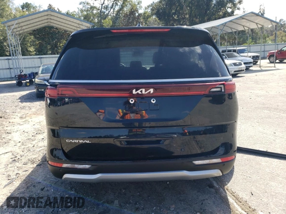 2024 Kia Carnival LX with VIN KNDNB4H39R6422610, listed as a Copart auction lot 75635664 with 15,946 mi miles and Salvage Title. Bid and sale history available at carsss.com. Image 6.