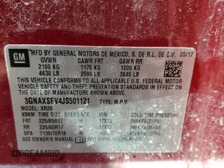 2018 Chevrolet Equinox LT with VIN 3GNAXSEV4JS501121, listed as a Copart auction lot 49255585 with 165,488 mi miles and Clean Title. Bid and sale history available at carsss.com. Image 13.