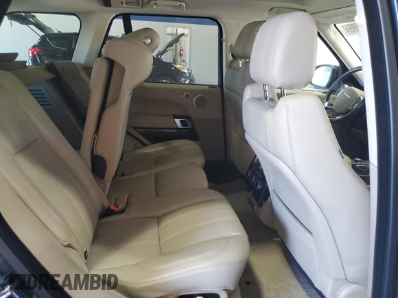 2016 Land Rover Range Rover HSE with VIN SALGS2KF2GA258801, listed as a Copart auction lot 54948595 with 56,495 mi miles and Salvage title. Bid and sale history available at DreamBid. Image 11.
