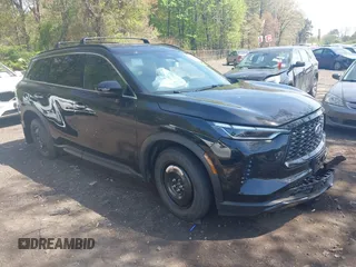 2025 Infiniti QX60 Luxe с VIN 5N1AL1FS8SC351486, выставлен на аукционе IAAI как лот 42142372 с пробегом 2 249 миль миль и . История ставок и продаж доступна на DreamBid. Изображение 1.