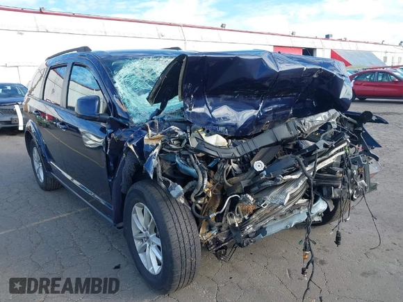 2018 Dodge Journey SXT with VIN 3C4PDCBB1JT196747, listed as a IAAI auction lot 37947302 with Not Provided miles. Bid and sale history available at carsss.com. Image 1.
