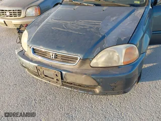 1998 Honda Civic EX with VIN 2HGEJ8544WH611085, listed as a IAAI auction lot 41727644 with 172,342 mi miles. Bid and sale history available at carsss.com. Image 6.