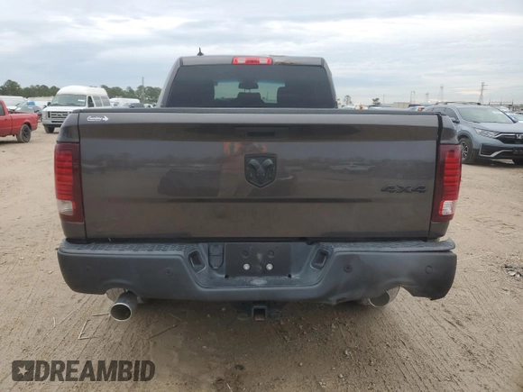 2021 Ram 1500 Classic Warlock with VIN 1C6RR7GT0MS514972, listed as a Copart auction lot 51106725 with 57,920 mi miles and Salvage Title. Bid and sale history available at carsss.com. Image 6.