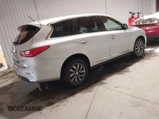 2014 Infiniti QX60 with VIN 5N1AL0MM9EC536455, listed as a IAAI auction lot 41400259 with 142,309 mi miles. Bid and sale history available at carsss.com. Image 4.