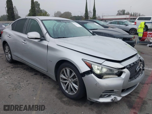 2017 Infiniti Q50 2.0t with VIN JN1CV7AP7HM642242, listed as a IAAI auction lot 41622492 with 97,102 mi miles. Bid and sale history available at carsss.com. Image 13.