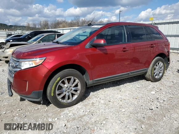 2013 Ford Edge SEL with VIN 2FMDK3JCXDBB93814, listed as a Copart auction lot 46775995 with 175,177 mi miles and Salvage Title. Bid and sale history available at carsss.com. Image 1.