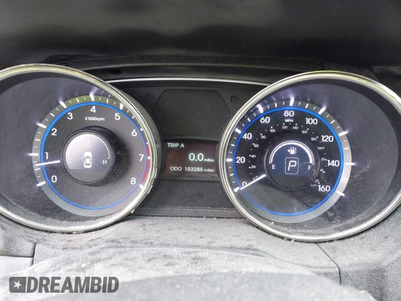 2012 Hyundai Sonata Limited with VIN 5NPEC4AC3CH436300, listed as a IAAI auction lot 41713326 with 103,285 mi miles and . Bid and sale history available at DreamBid. Image 7.