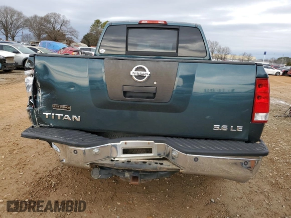 2006 Nissan Titan LE with VIN 1N6BA07A46N543879, listed as a Copart auction lot 42840055 with 270,635 mi miles and Salvage Title. Bid and sale history available at DreamBid. Image 6.