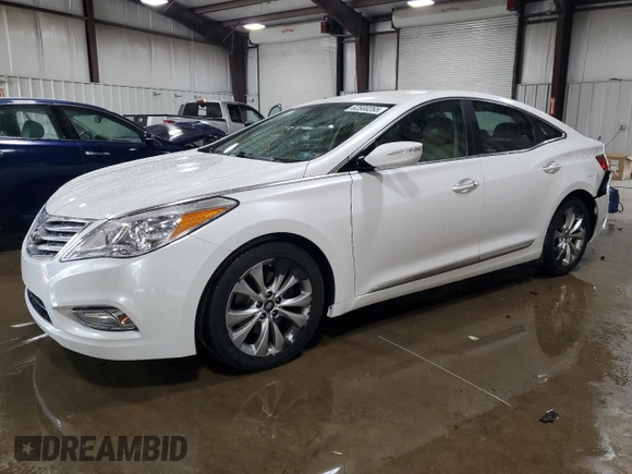 2013 Hyundai Azera z VIN KMHFG4JG7DA229084, wystawiony jako Copart lot #62580265 z przebiegiem 114 505 mil mil oraz Szkoda całkowita • Salvage title. Historia ofert i sprzedaży dostępna na DreamBid. Obrazek 1.