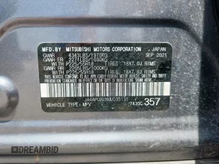 2021 Mitsubishi Outlander ES with VIN JA4APUAUXMU035131, listed as a Copart auction lot 64799845 with Not provided miles and Clean title. Bid and sale history available at DreamBid. Image 14.