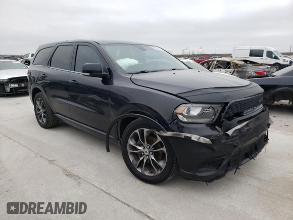 2020 Dodge Durango GT Plus with VIN 1C4RDHDG3LC119133, listed as a Copart auction lot 85595824 with 155,432 mi miles and Salvage Title. Bid and sale history available at carsss.com. Image 4.