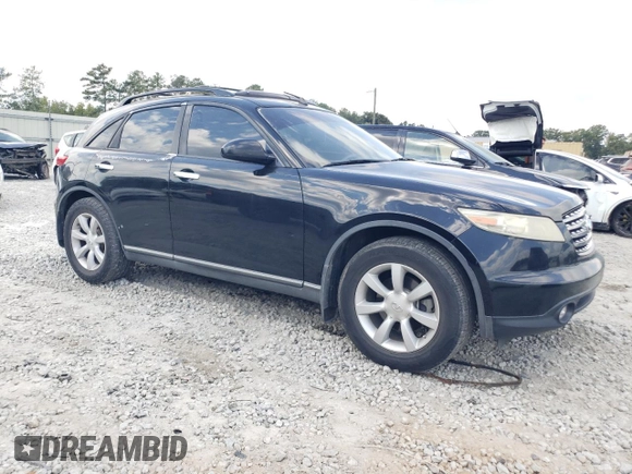 2004 Infiniti FX35 with VIN JNRAS08U74X107730, listed as a Copart auction lot 71409884 with 227,104 mi miles and Salvage Title. Bid and sale history available at carsss.com. Image 4.