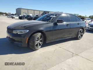 2019 BMW 3 Series 330i with VIN 3MW5R1J56K8A03860, listed as a Copart auction lot 80941324 with 69,114 mi miles and Salvage Title. Bid and sale history available at carsss.com. Image 1.