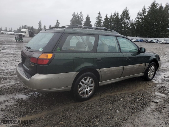 2000 Subaru Legacy Wagon Outback w/RB Equip with VIN 4S3BH6652Y7601694, listed as a Copart auction lot 43427375 with 289,762 mi miles and Salvage Title. Bid and sale history available at carsss.com. Image 3.