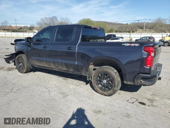 2024 Chevrolet Silverado 1500 RST with VIN 3GCPDEEK6RG198330, listed as a Copart auction lot 50710055 with 17,018 mi miles and Clean Title. Bid and sale history available at carsss.com. Image 2.