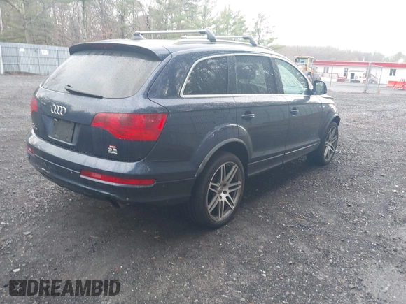 2007 Audi Q7 Premium Plus with VIN WA1EY74L67D061054, listed as a IAAI auction lot 41919887 with 175,238 mi miles and . Bid and sale history available at DreamBid. Image 4.