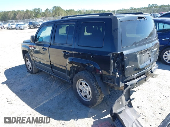 2014 Jeep Patriot Sport with VIN 1C4NJRBB8ED879155, listed as a IAAI auction lot 41854503 with 139,633 mi miles. Bid and sale history available at carsss.com. Image 3.