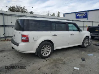 2011 Ford Flex SEL with VIN 2FMGK5CC4BBD08927, listed as a Copart auction lot 49112265 with 240,470 mi miles and Salvage Title. Bid and sale history available at carsss.com. Image 3.