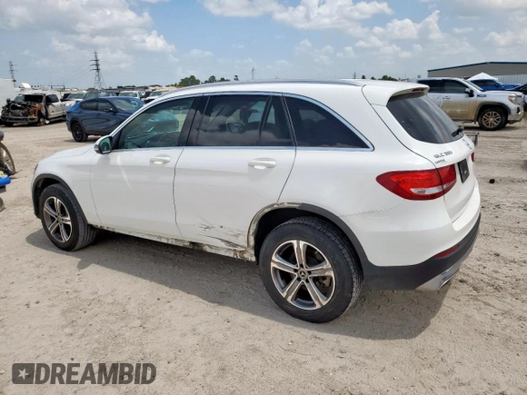 2019 Mercedes-Benz GLC 300 with VIN WDC0G4JB7KF610832, listed as a Copart auction lot 60804755 with 74,491 mi miles and Salvage title. Bid and sale history available at DreamBid. Image 2.