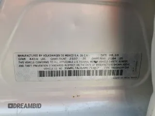 2010 Volkswagen Jetta TDI z VIN 3VWRL7AJ6AM171457, wystawiony jako Copart lot #50009485 z przebiegiem 221 041 mil mil oraz Szkoda całkowita • Salvage title. Historia ofert i sprzedaży dostępna na DreamBid. Obrazek 13.
